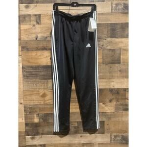 Adidas Men’s Track Tapered Pants – Black – Size Medium – New with Tags